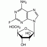 2-фтор-9-^ BD-арабинофуранозиладенин, 98%, Alfa Aesar, 1 г