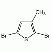 2,5-дибром-3-метилтиофен, 98%, Alfa Aesar, 5 г