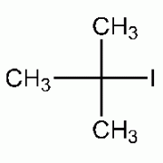 2-иод-2-метилпропан, 95%, удар. с медным порошковым, Alfa Aesar, 25г