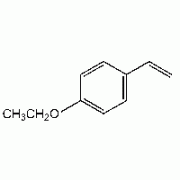 4-Ethoxystyrene, 97%, удар. с 0,1% 4-трет-бутилкатехола, Alfa Aesar, 5g