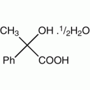 (^ +)-2-гидрокси-2-фенилпропионовой кислоты полугидрат, 97%, Alfa Aesar, 1g