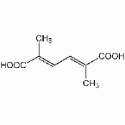 2,5-диметил-2 ,4-hexadienedioic кислота, 98%, Alfa Aesar, 1g