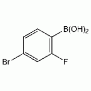 4-Бром-2-fluorobenzeneboronic кислота, 98 +%, Alfa Aesar, 5 г