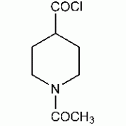 Хлорид 1-ацетилпиперидин-4-карбонил, 97%, может содержать до около 1M HCl, Alfa Aesar, свободный 1g