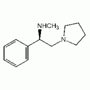 (R) - (-)-N-метил-1-фенил-2-(1-пирролидинил) этиламина, тек. 90%, Alfa Aesar, 1g