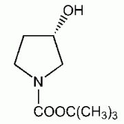 (S) - (+)-1-Вос-3-гидроксипирролидина, 99%, 99% эи, Alfa Aesar, 1g