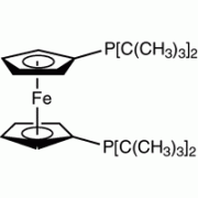 1,1 '-бис (ди-трет-бутилфосфино) ферроцен, 98%, Alfa Aesar, 500 мг