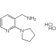 (2-пирролидин-1-илпирид-3-ил)метиламин дигидрохлорид гидрат, 95%, Maybridгe, 1г