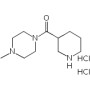 (4-метилпиперазино)(3-пиперидинил)метанон дигидрохлорид, 97%, Maybridгe, 1г
