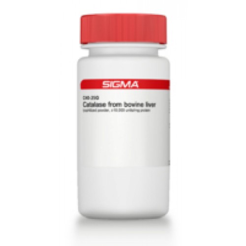 : catalase 60,000 - unique potency and full... Catalase from bovine liver lyophilized powder, ≥10,000 units/mg protein ...