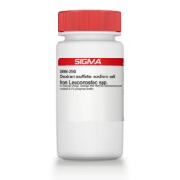 Dextran sulfate sodium salt from <I>Leuconostoc</I> spp. for molecular biology, average M<SUB>w</SUB> >500,000 (dextran starting material), contains 0.5-2% phosphate buffer Sigma D8906