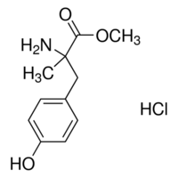 α-Methyl-<SC>DL</SC>-tyrosine methyl ester hydrochloride ≥98% (HPLC) Sigma M3281
